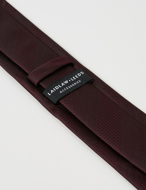 Laidlaw + Leeds Abstract Stripe Tie, Wine product photo View 03 L