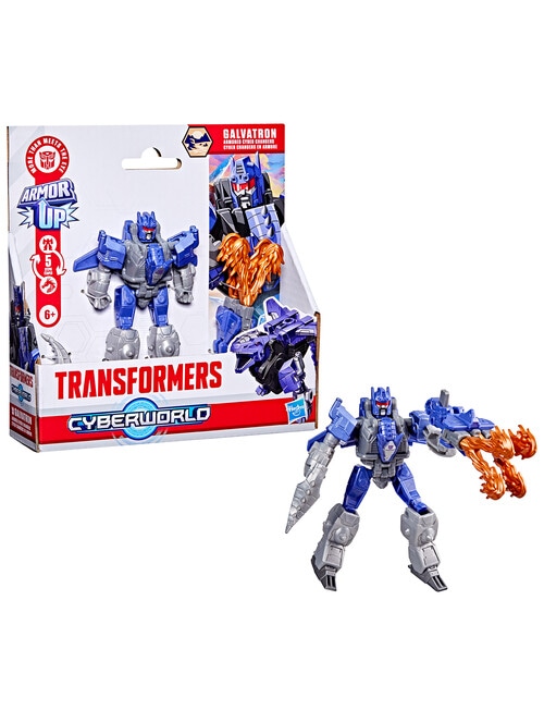 Transformers CYBERWORLD Armored Cyber Changers, Assorted product photo View 02 L