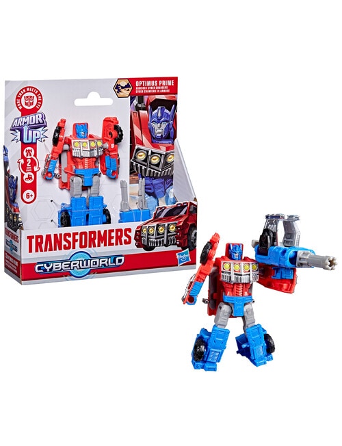Transformers CYBERWORLD Armored Cyber Changers, Assorted product photo View 04 L