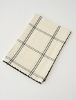 Salt&Pepper Taylor Napkin, Set of 4, Black & White product photo