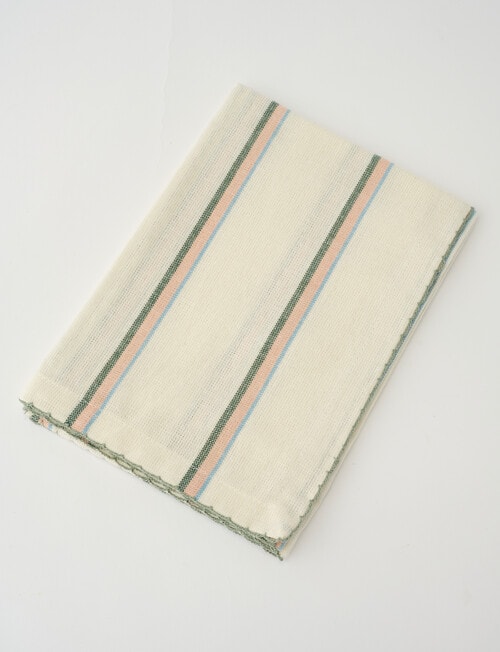 Salt&Pepper Taylor Napkin, Set of 4, Cream & Strips product photo