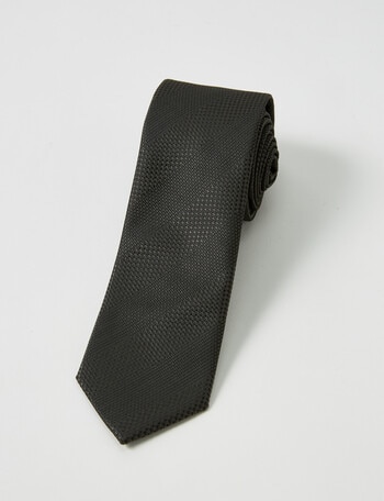 Laidlaw + Leeds Abstract Stripe Tie, Khaki product photo