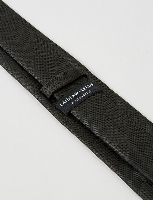 Laidlaw + Leeds Abstract Stripe Tie, Khaki product photo View 03 L
