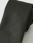 Laidlaw + Leeds Abstract Stripe Tie, Khaki product photo View 04 S