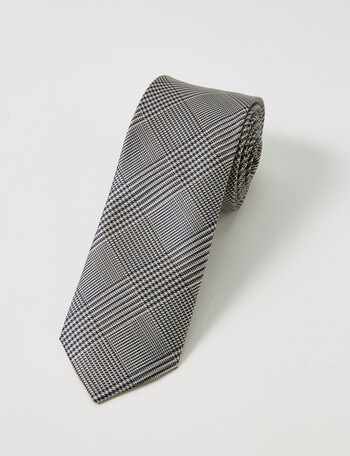 Laidlaw + Leeds Houndstooth Tie, Gold product photo