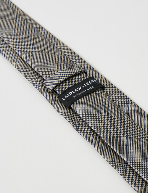 Laidlaw + Leeds Houndstooth Tie, Gold product photo View 03 L