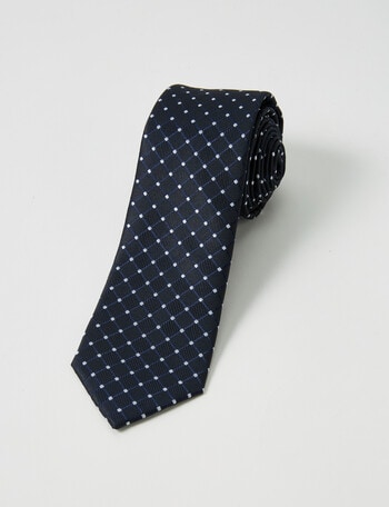 Laidlaw + Leeds Spots Tie, Black product photo