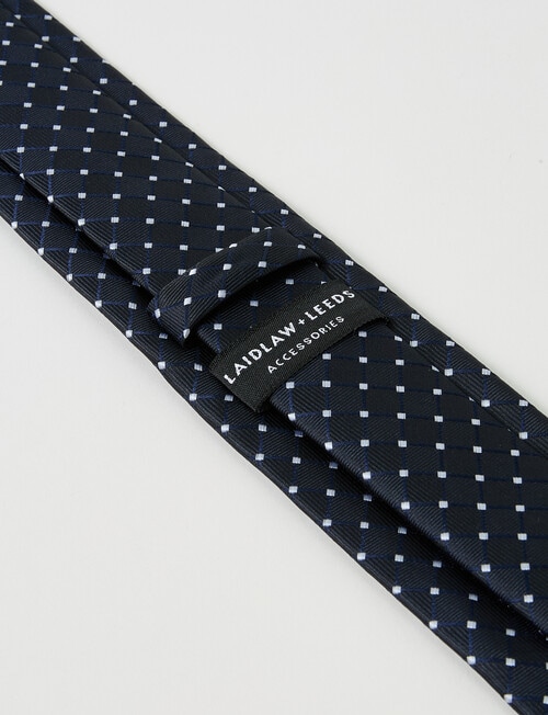 Laidlaw + Leeds Spots Tie, Black product photo View 03 L