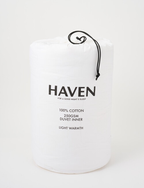 Haven Cotton Duvet Inner, 250gsm product photo View 02 L