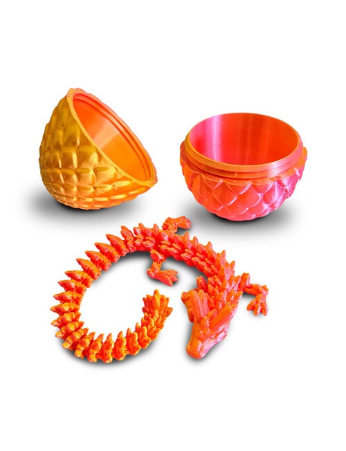Fidget Toys 3D Printed Dragon Egg, Assorted product photo
