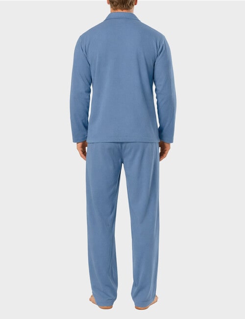 Mitch Dowd Mido Long Sleeve Button Pant Set, Blue product photo View 02 L