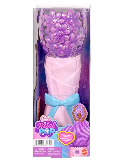 Barbie Barbie Petal Pop Fashion Dolls, Scented with Reveal Accessories like Bunny & Jewellery product photo
