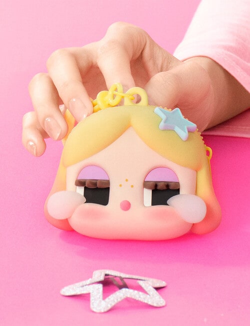 Pop Mart Crybaby Shiny Shiny Series Earphone Case, Gold product photo View 02 L