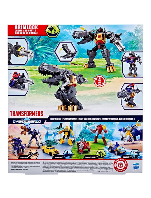 Transformers Cyberworld Grimlock Chomp & Battle product photo View 07 L