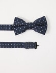 Laidlaw + Leeds Spots Bow Tie, Black product photo