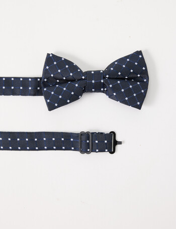 Laidlaw + Leeds Spots Bow Tie, Black product photo