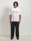 AIR SPACE Threaded Vibes Tee, White product photo