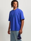 AIR SPACE Threaded Vibes Tee, Blue product photo View 02 S