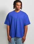 AIR SPACE Threaded Vibes Tee, Blue product photo View 05 S