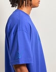 AIR SPACE Threaded Vibes Tee, Blue product photo View 07 S