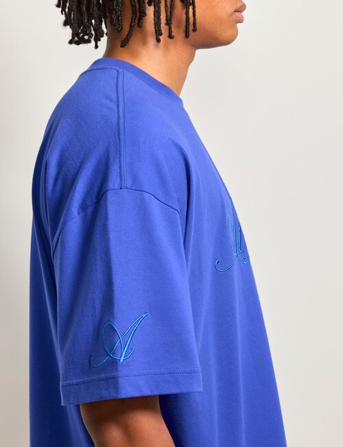 AIR SPACE Threaded Vibes Tee, Blue product photo View 07 L