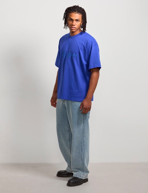 AIR SPACE Threaded Vibes Tee, Blue product photo