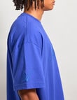 AIR SPACE Threaded Vibes Tee, Blue product photo View 07 S