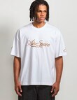 AIR SPACE Threaded Vibes Tee, White product photo View 02 S