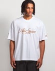 AIR SPACE Threaded Vibes Tee, White product photo View 02 S