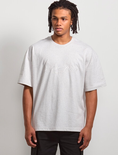 AIR SPACE Threaded Vibes Tee, Grey product photo View 02 L