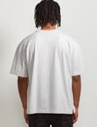 AIR SPACE Threaded Vibes Tee, Grey product photo View 03 S