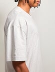 AIR SPACE Threaded Vibes Tee, Grey product photo View 08 S