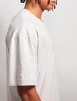 AIR SPACE Threaded Vibes Tee, Grey product photo View 08 S