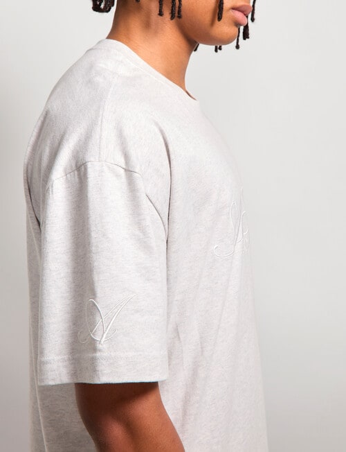 AIR SPACE Threaded Vibes Tee, Grey product photo View 08 L