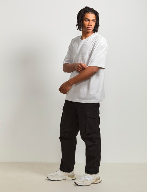 AIR SPACE Threaded Vibes Tee, Grey product photo View 09 L
