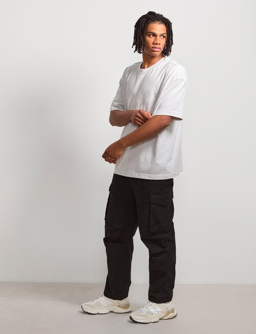 AIR SPACE Threaded Vibes Tee, Grey product photo View 09 L