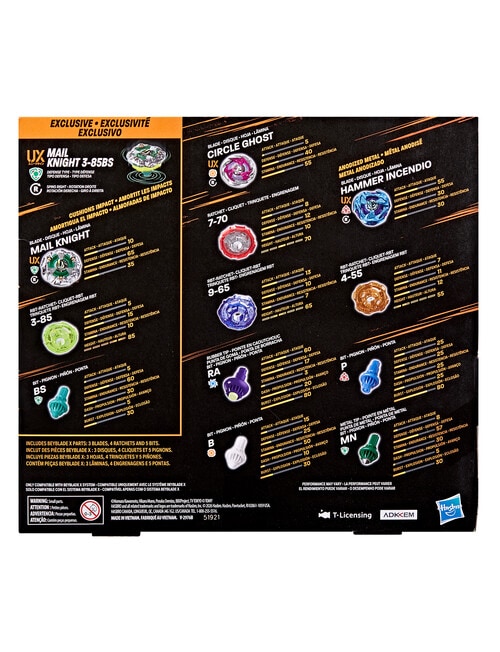 BeyBlade X X-treme Expansion Pack, 12 Pieces product photo View 04 L