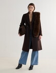 Boston + Bailey Faux Fur Scarf, Chocolate product photo View 03 S