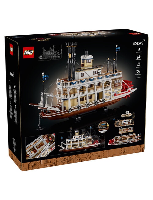LEGO Ideas River Steamboat product photo View 14 L