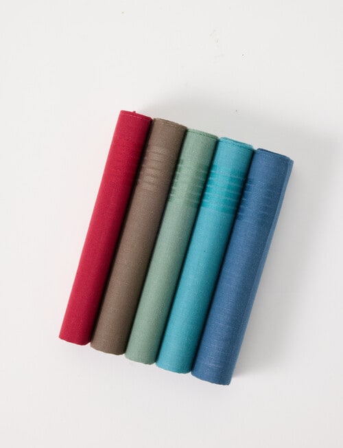 Laidlaw + Leeds Handkerchief, 5-Pack, Multi product photo View 03 L