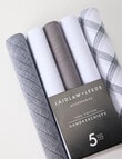 Laidlaw + Leeds Handkerchief, 5-Pack, Grey product photo View 02 S
