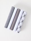 Laidlaw + Leeds Handkerchief, 5-Pack, Grey product photo View 03 S