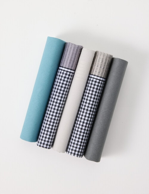 Laidlaw + Leeds Handkerchief, 5-Pack, Green product photo View 03 L
