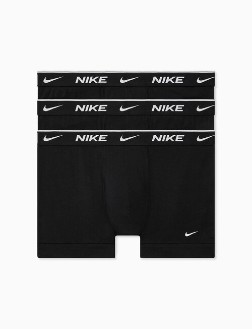 Nike Essential Cotton Trunk, 3-Pack, Black product photo