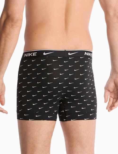 Nike Essential Cotton Trunk, 3-Pack, Logo & Blue product photo View 03 L