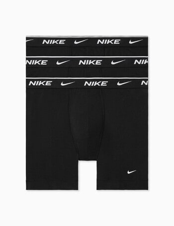 Nike Essential Cotton Boxer Brief, 3-Pack, Black product photo