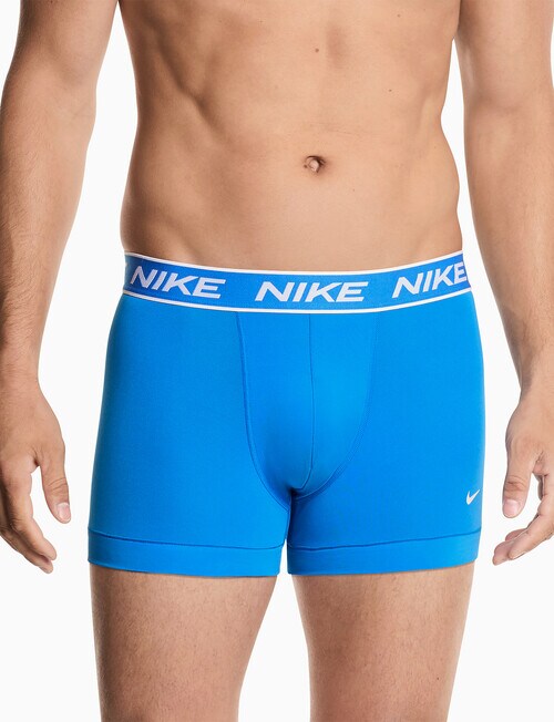 Nike Engineered Micro Trunk, 3-Pack, Blue, Grey & Black product photo View 02 L