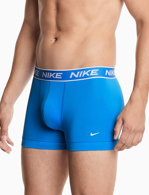 Nike Engineered Micro Trunk, 3-Pack, Blue, Grey & Black product photo View 04 L