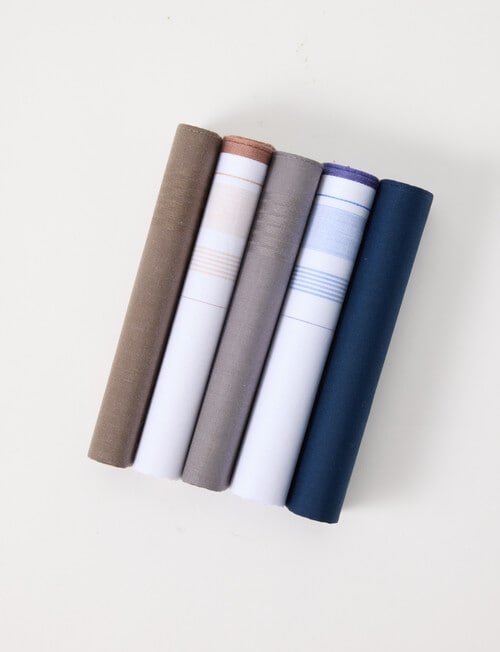 Laidlaw + Leeds Handkerchief, 5-Pack, Multi product photo View 03 L