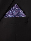 Laidlaw + Leeds Sakura Pocket Square, Navy product photo View 03 S